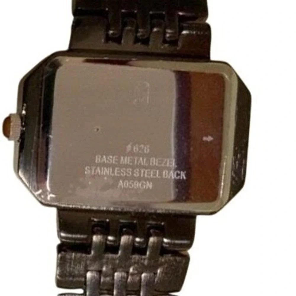 NEW Jules Jurgensen Chronometer Quartz‎  Watch Black Stainless Steel Bracelet